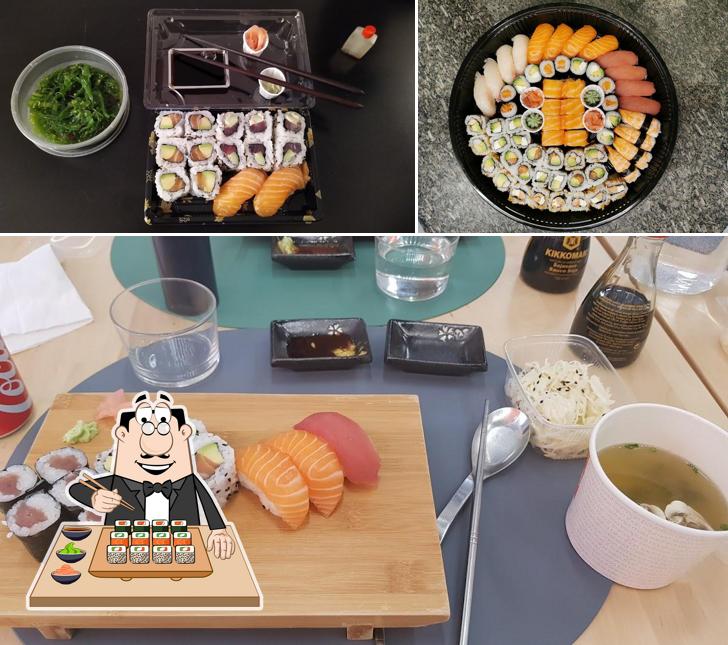 Les sushi sont disponibles à Bingo Sushi