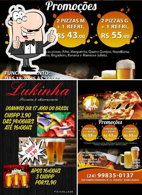 Look at the photo of Lukinha Pizzaria & Churrascaria