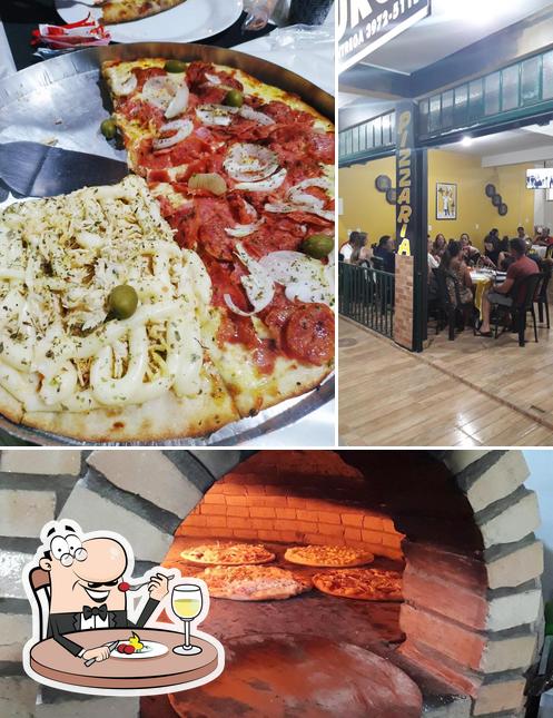 Comida em Pizzaria e Esfiharia Forno de Ouro