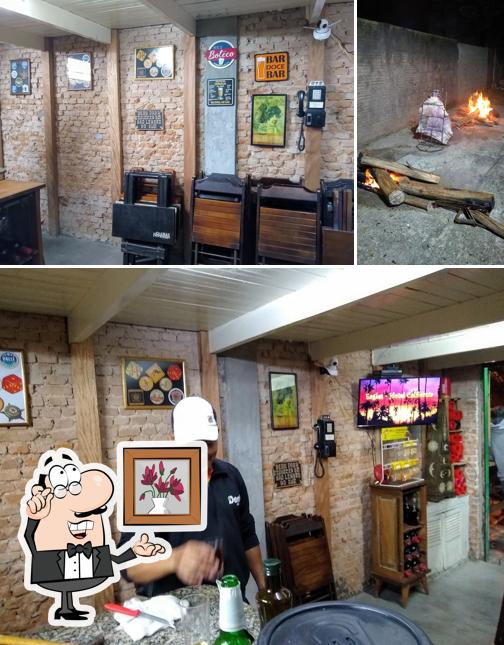 O interior do Bar da Fabi