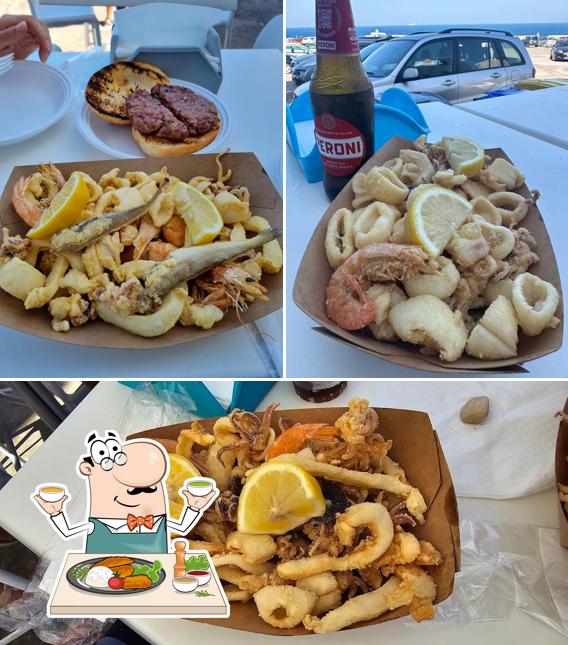 Calamari fritti al Braceria - Friggitoria: Largo Ardito - lido cala paura