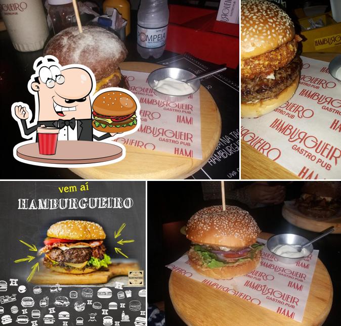 Peça um hambúrguer no Hamburgueiro Gastro Pub