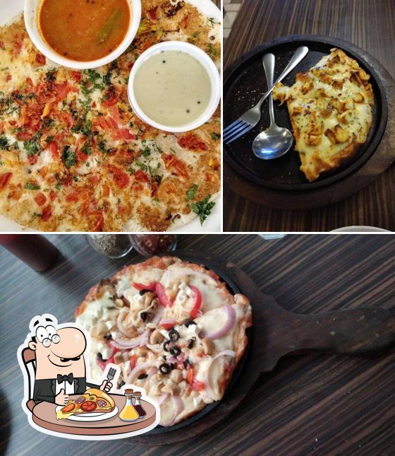 Pick various types of pizza