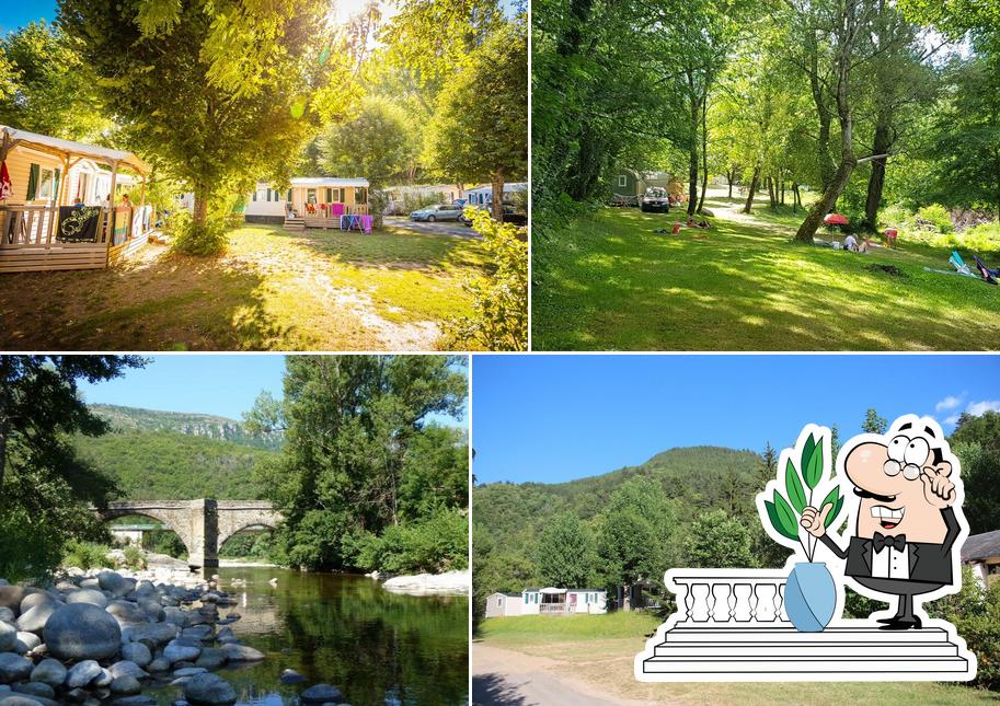 Profitez de la vue de l'espace ouvert de Flower Camping Le Pont du Tarn, Lozere