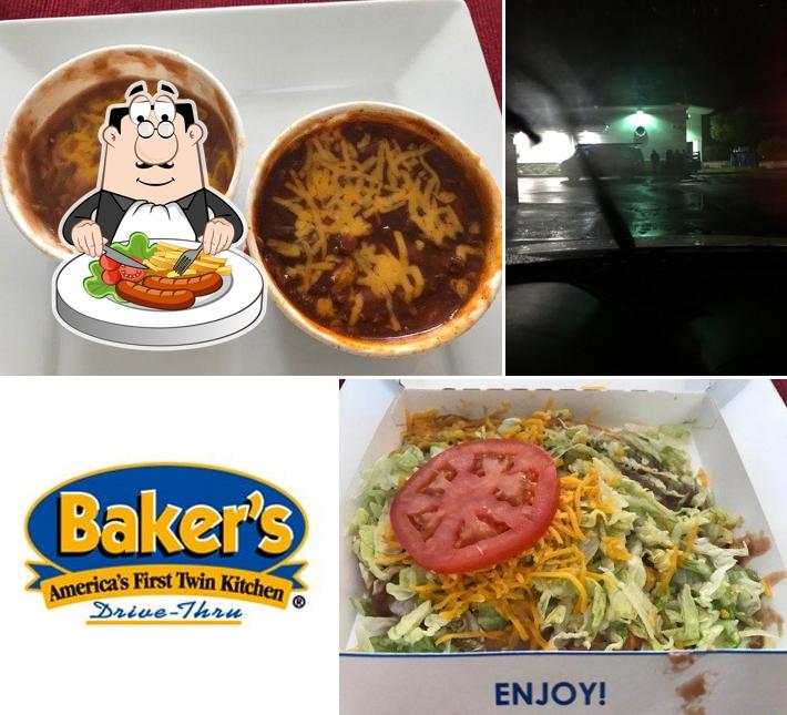 Еда в "Baker's Drive-Thru"
