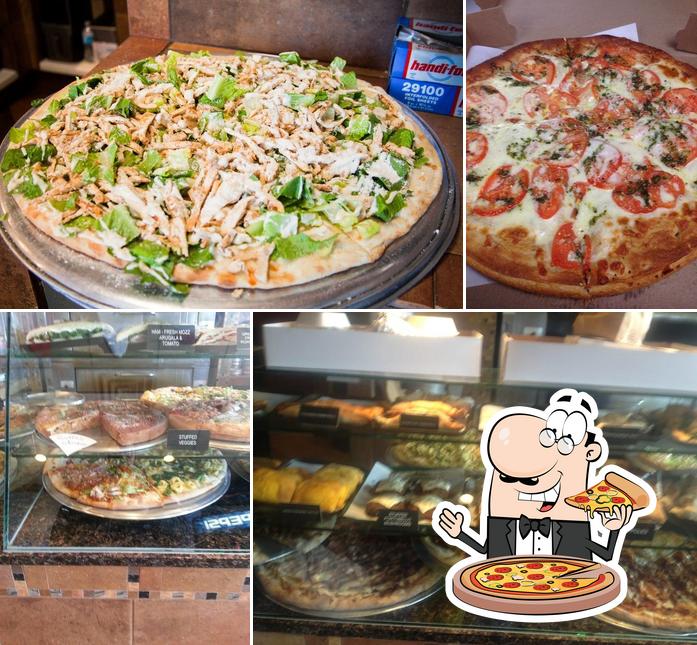 Try out pizza at Maurizio's Pizzeria