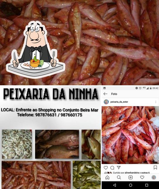 Comida em Peixaria Da NINHA