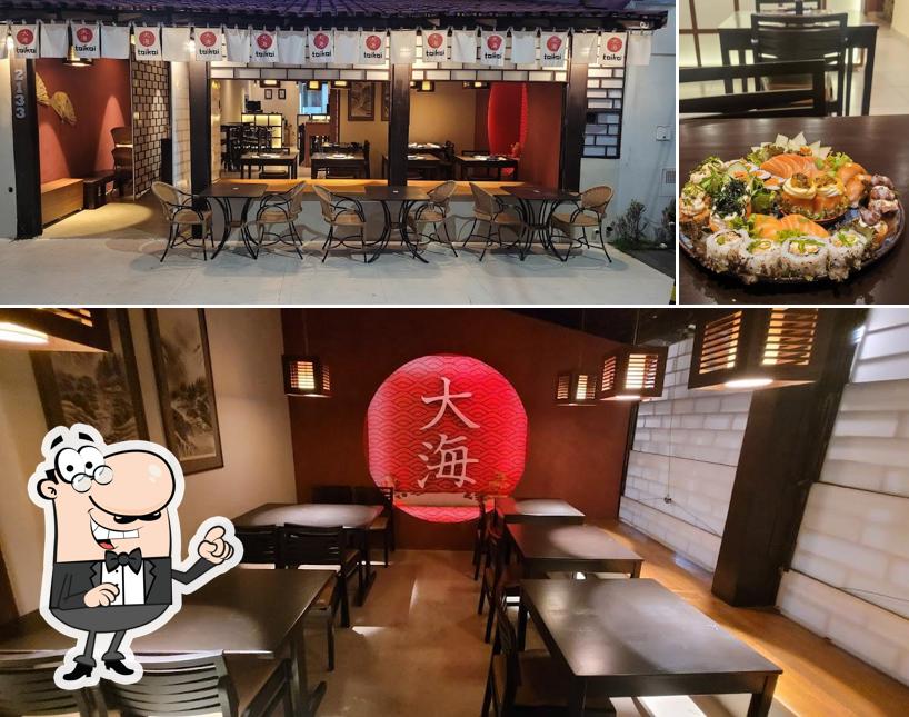 O interior do TAIKAI Gastronomia Oriental