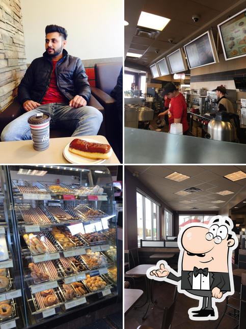 L'intérieur de Tim Hortons