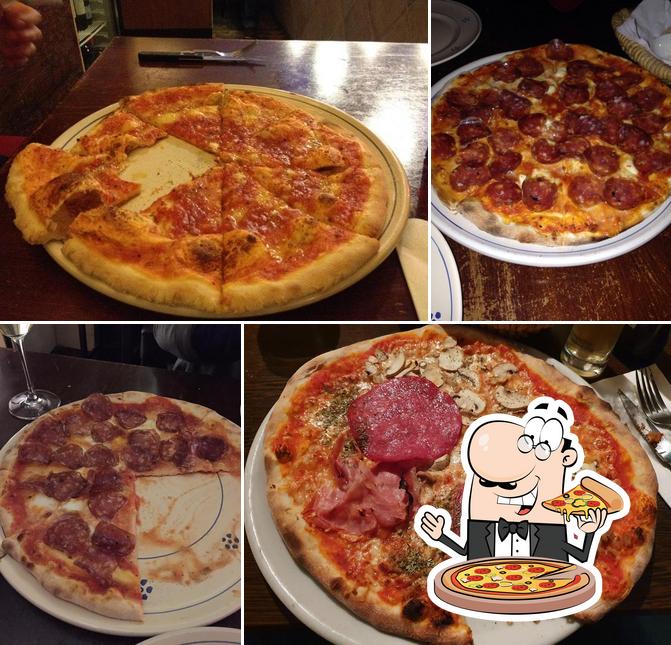 Try out pizza at Pizzeria Adriano