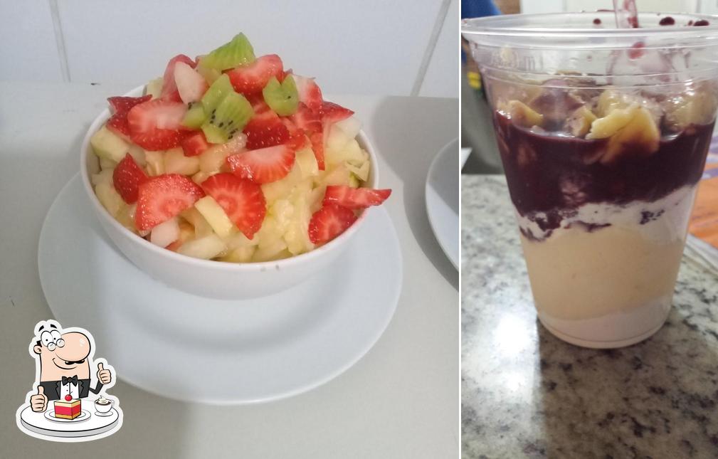 Tenda do Açaí oferece uma escolha de sobremesas