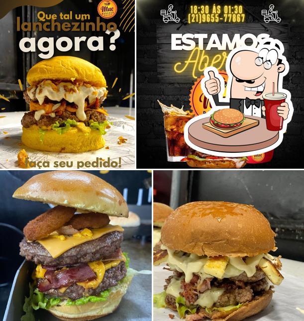 Hambúrguer em Mac Burguer