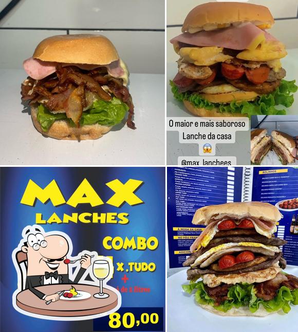 Comida em Max Lanches