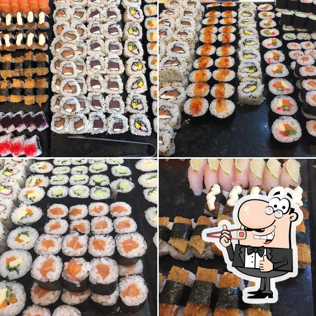 Experimente diferentes opções de sushi