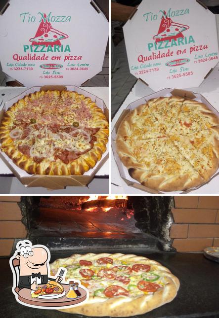 Peça pizza no Tio Mozza Pizzaria