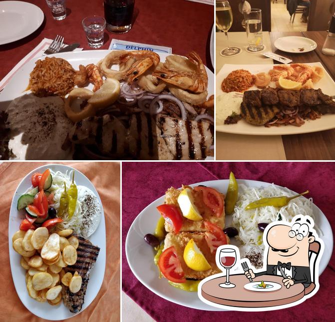 Gerichte im Griechisches Restaurant Delphin