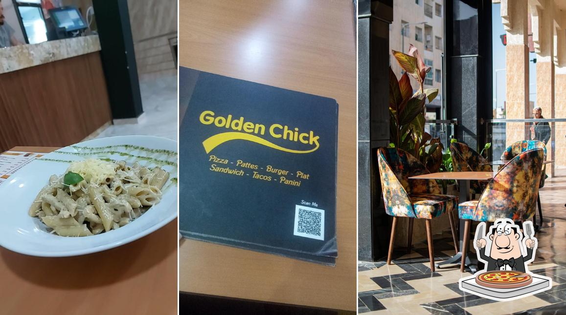 A Golden chick, vous pouvez commander des pizzas