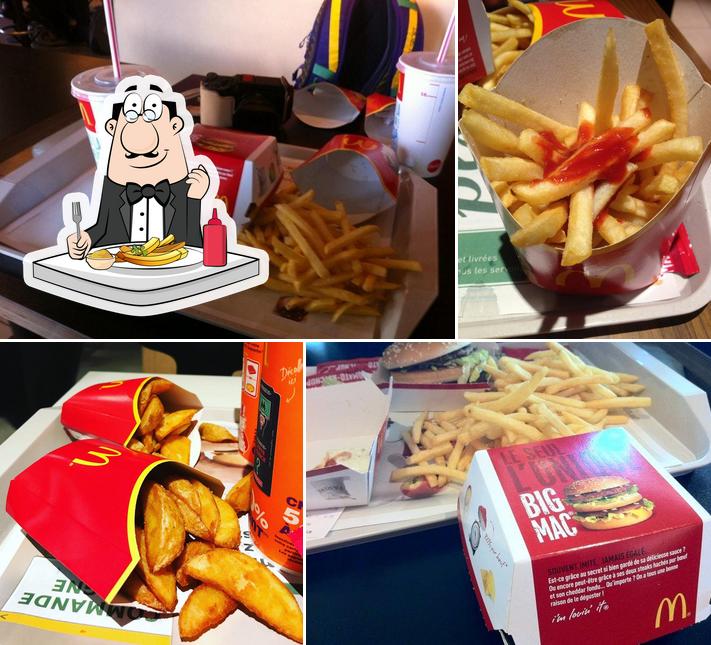 Dégustez des pommes frites à McDonald's