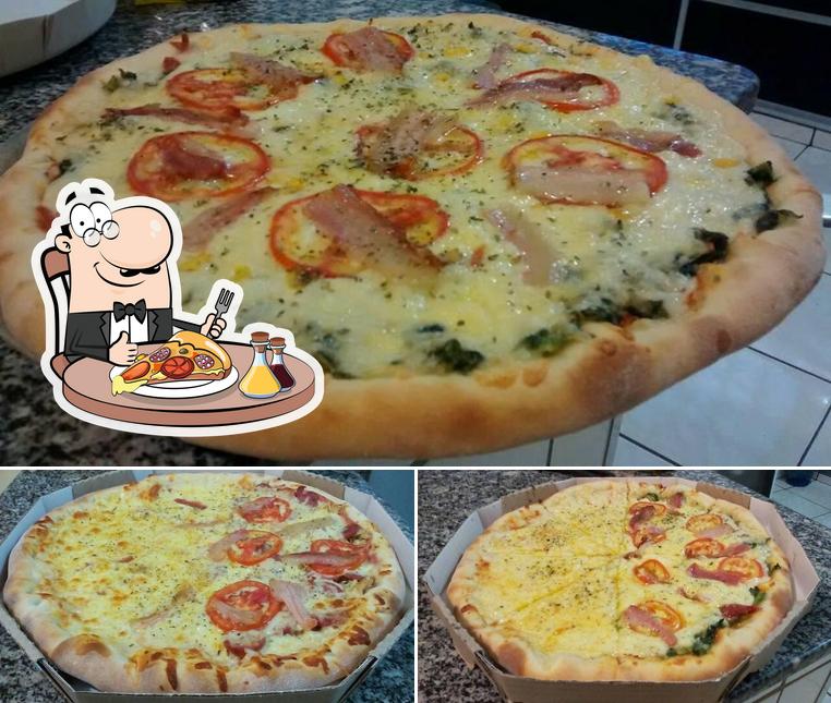 Escolha pizza no Estacão