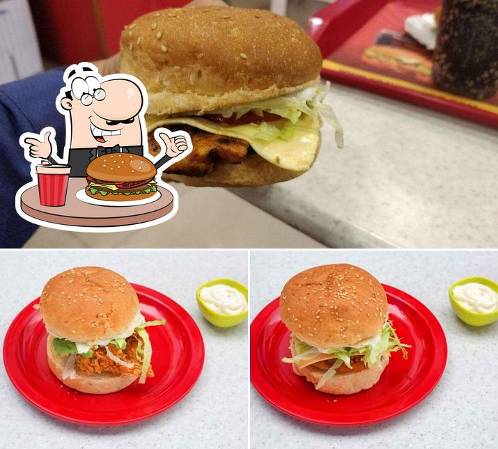 Treat yourself to a burger at CRAVY WINGS (The American Diner)