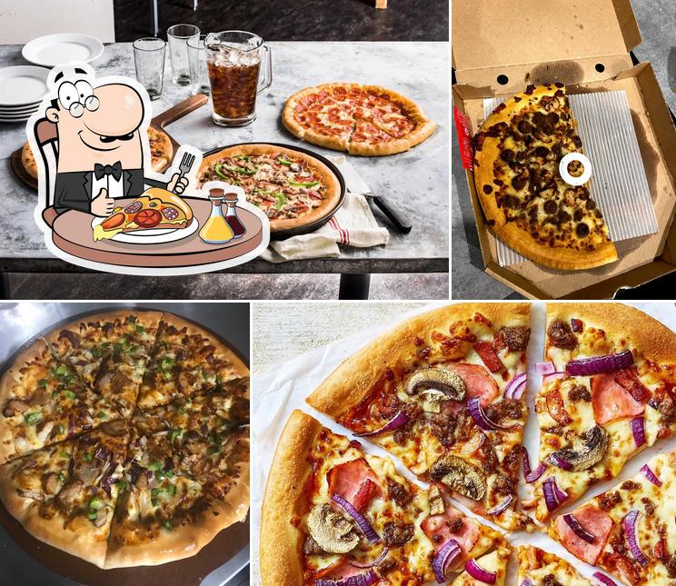 A Pizza Hut, vous pouvez commander des pizzas