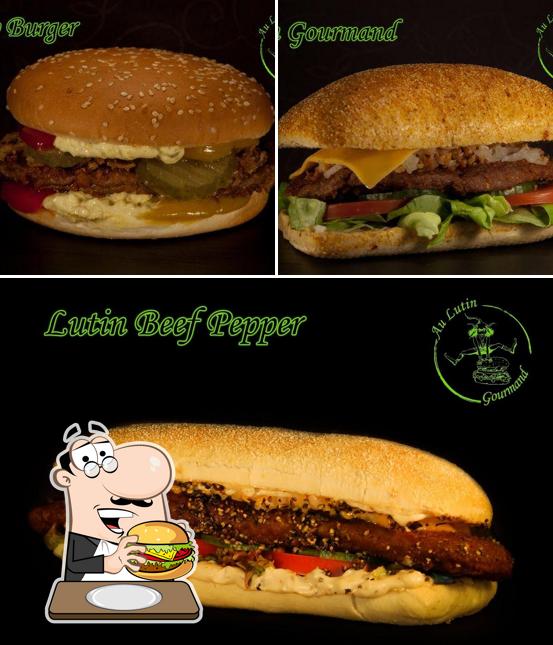 Essayez un hamburger à Friterie Au Lutin Gourmand