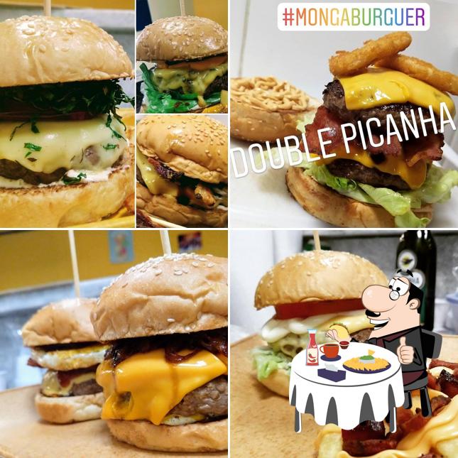 Delicie-se com um hambúrguer no Monga Burguer