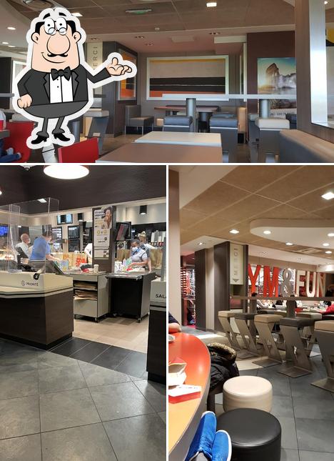 L'intérieur de McDonald's