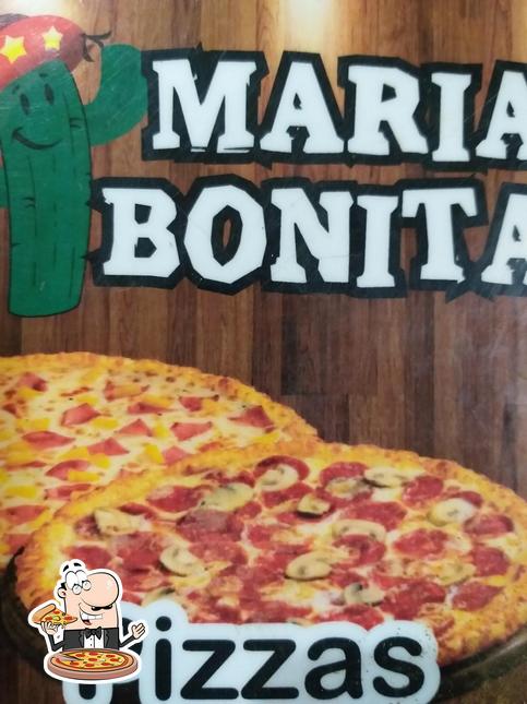 Escolha diferentes variedades de pizza