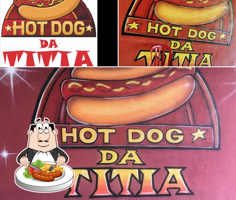 Comida em Hot Dog da Titia