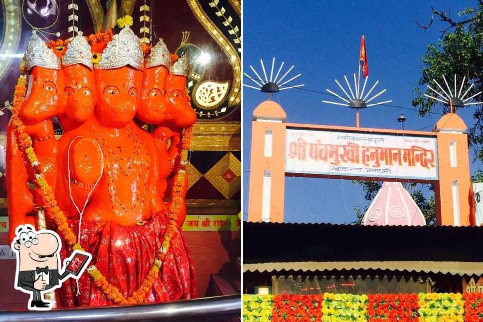 Look at this image of Shree panchmukhi hanuman mandir, jaroda gate, jagadhri