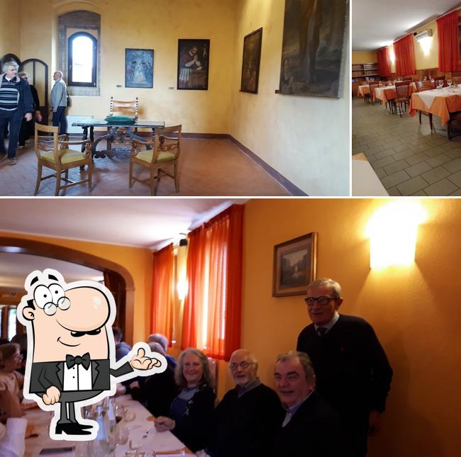 L'intérieur de Trattoria La Crocetta