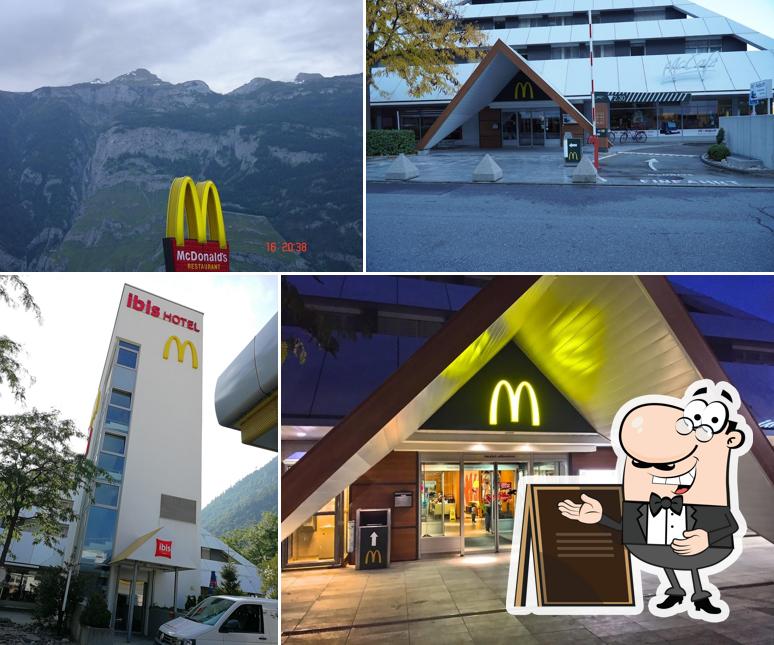 Gli esterni di McDonald’s+ McDrive (Richtstrasse)