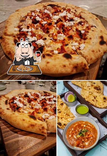 Get pizza at one8 Commune, Kolkata