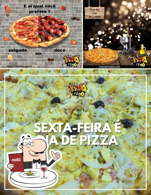 Comida em Pizza 1000