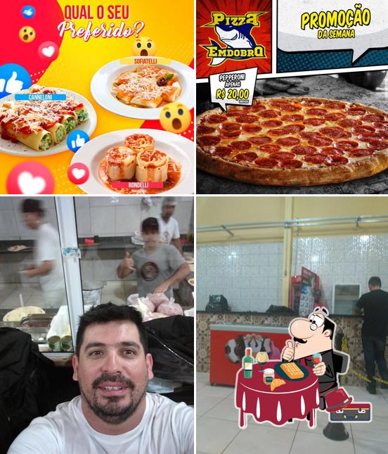 Waffles em Pizza Em Dobro