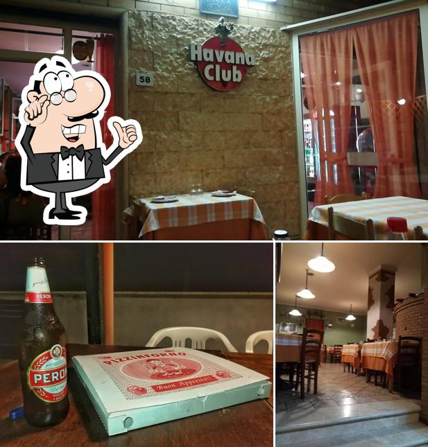 El interior de Pizzeria I Due Pini