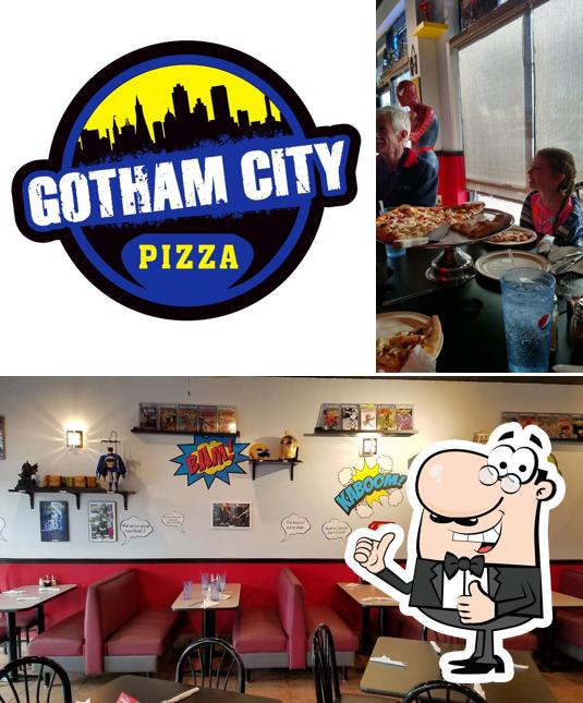 See this image of Gotham City Pizza