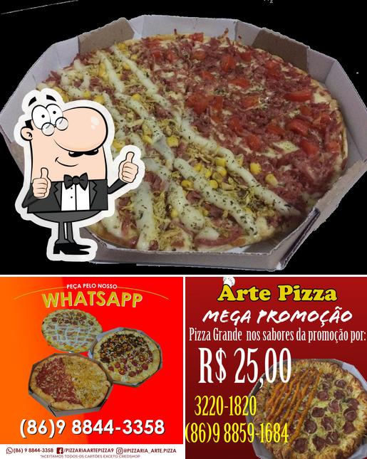 See the pic of Arte Pizzas