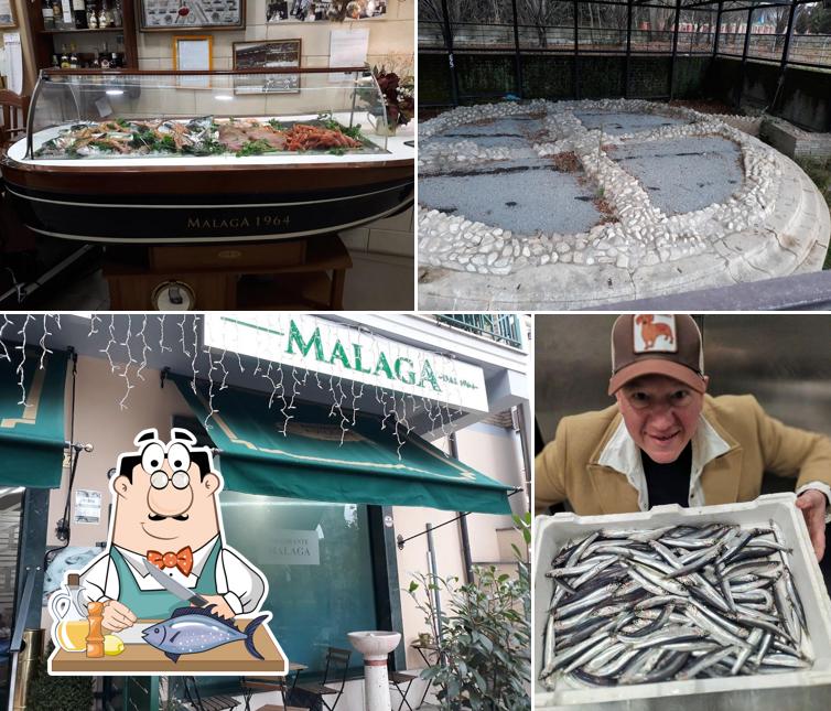 Malaga propone un'ampia selezione di pasti a base di pesce