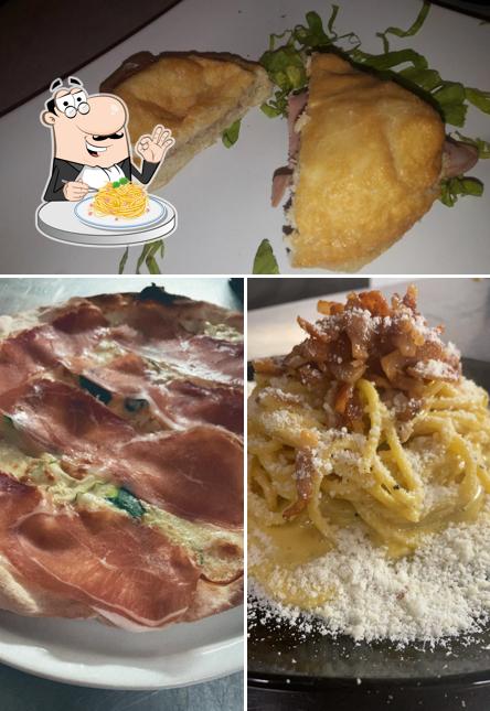 Spaghetti alla carbonara al Cavallino