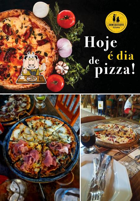 Consiga pizza no Pizzaria Dom Quixote