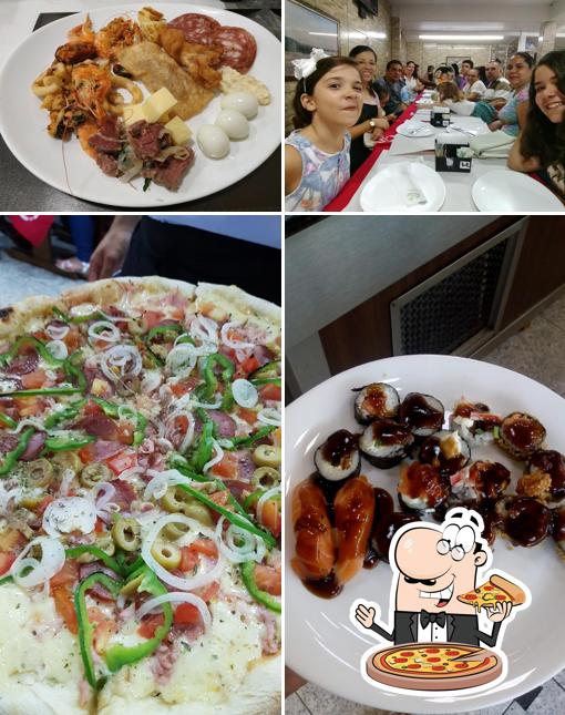 Experimente pizza no Mistura Grill Maricá