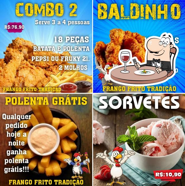 Comida em Frango Frito Tradição