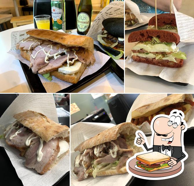 Mangez un sandwich à Pane & Vino