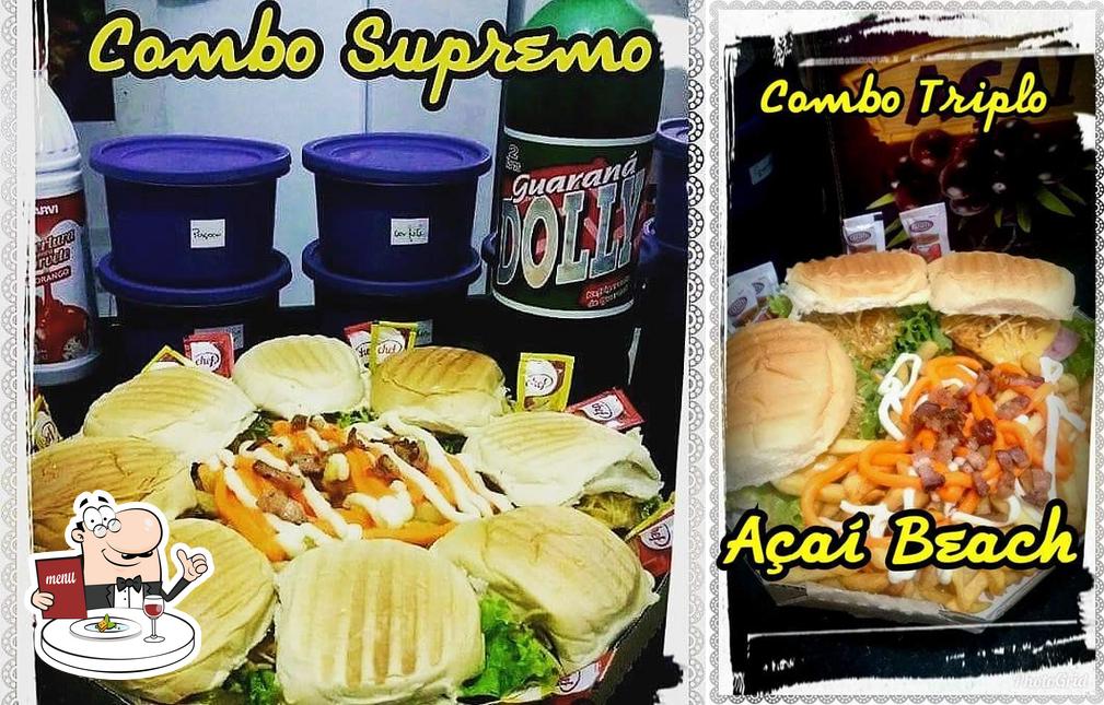 Comida em Açaí Beach