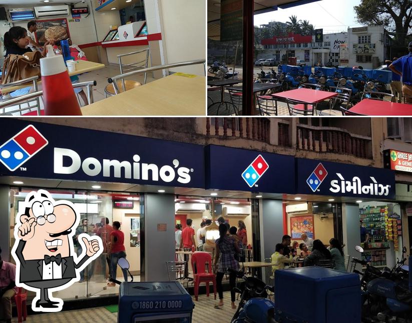 The interior of Domino's Pizza