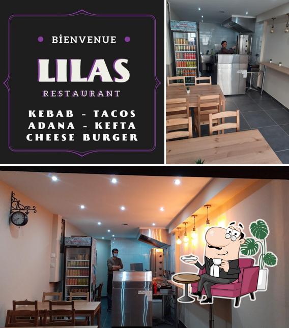 L'intérieur de Lilas Restaurant Kebab