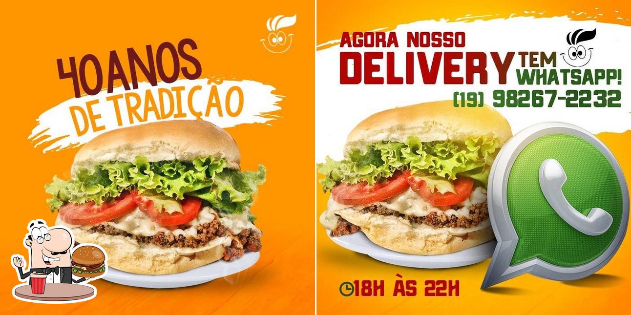 Consiga um hambúrguer no Avena Delivery