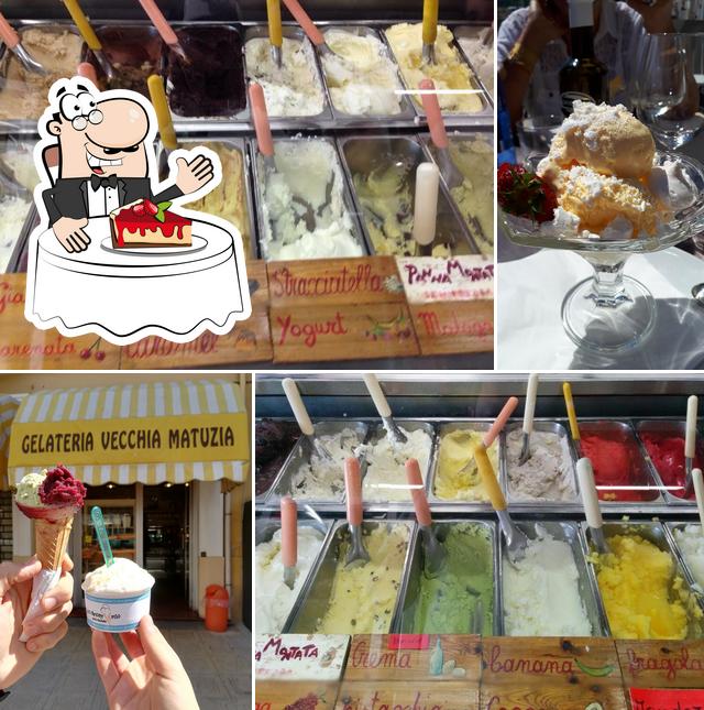 Gelateria Vecchia Matuzia serve un'ampia varietà di dessert